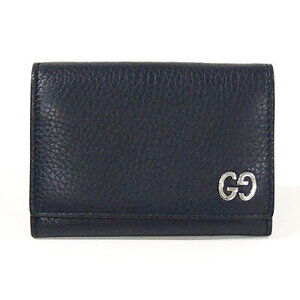 Gucci Dorian Wallet Navy Blue GG bifold
